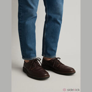 Clarks Leather Casual Shoes Size 9 Brown